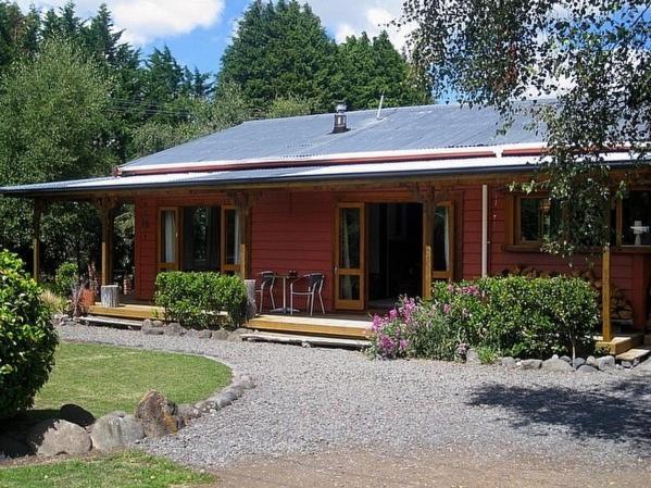 אוהקונה The Ski House On Miharo - Rangataua Holiday Home מראה חיצוני תמונה